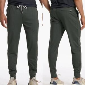 Vuori Green Forest Heather Sunday Performance Jogger Pants - Small